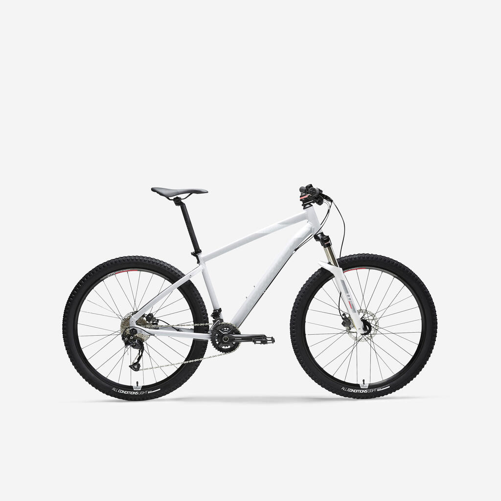 27.5 Inch WOMEN'S MOUNTAIN BIKE ROCKRIDER ST 540 - Grey