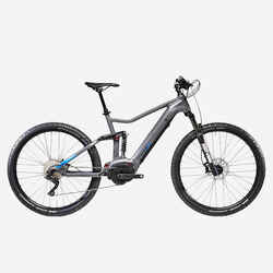 29" Full Suspension Electric Mountain Bike E-Trail - Grey