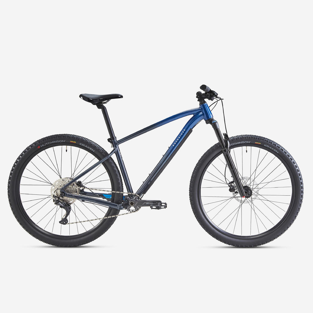 Bicicleta MTB de travesía azul con negro de 29