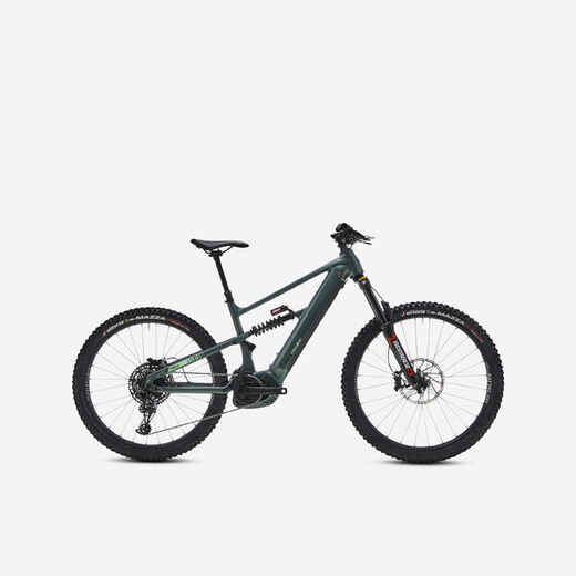 
      Elektrický horský bicykel celoodpružený 29"/27,5" zelený
  