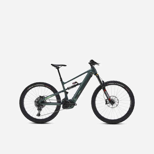 
      Električni brdski bicikl 29"/27,5" pune suspenzije E-Big Mountain zeleni
  