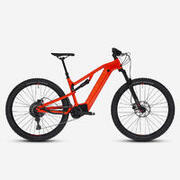 E-Mountainbike Fully 29 Zoll Rockrider E-Expl 520 S rot