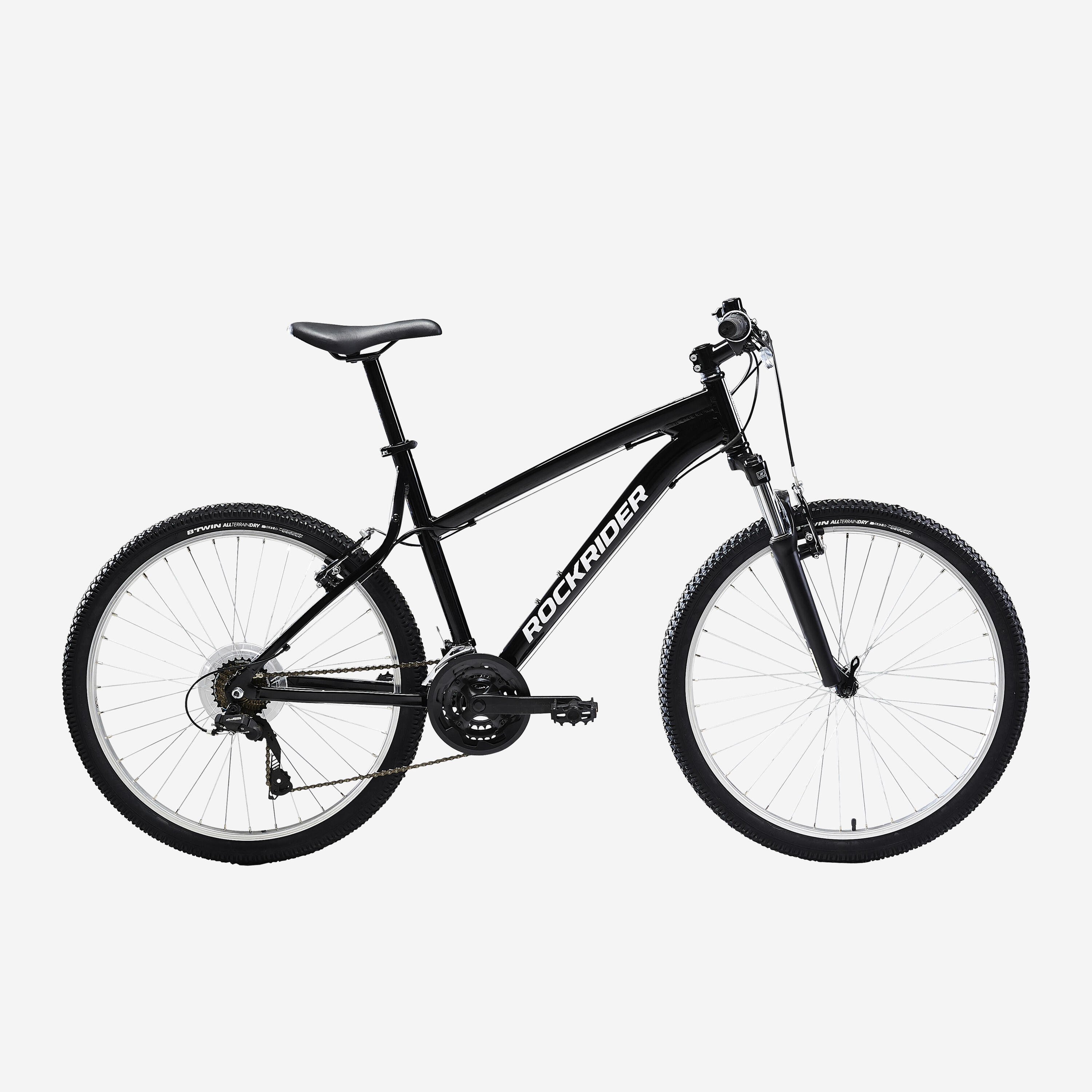 26" Touring Mountain Bike ST 50 - Black 1/12