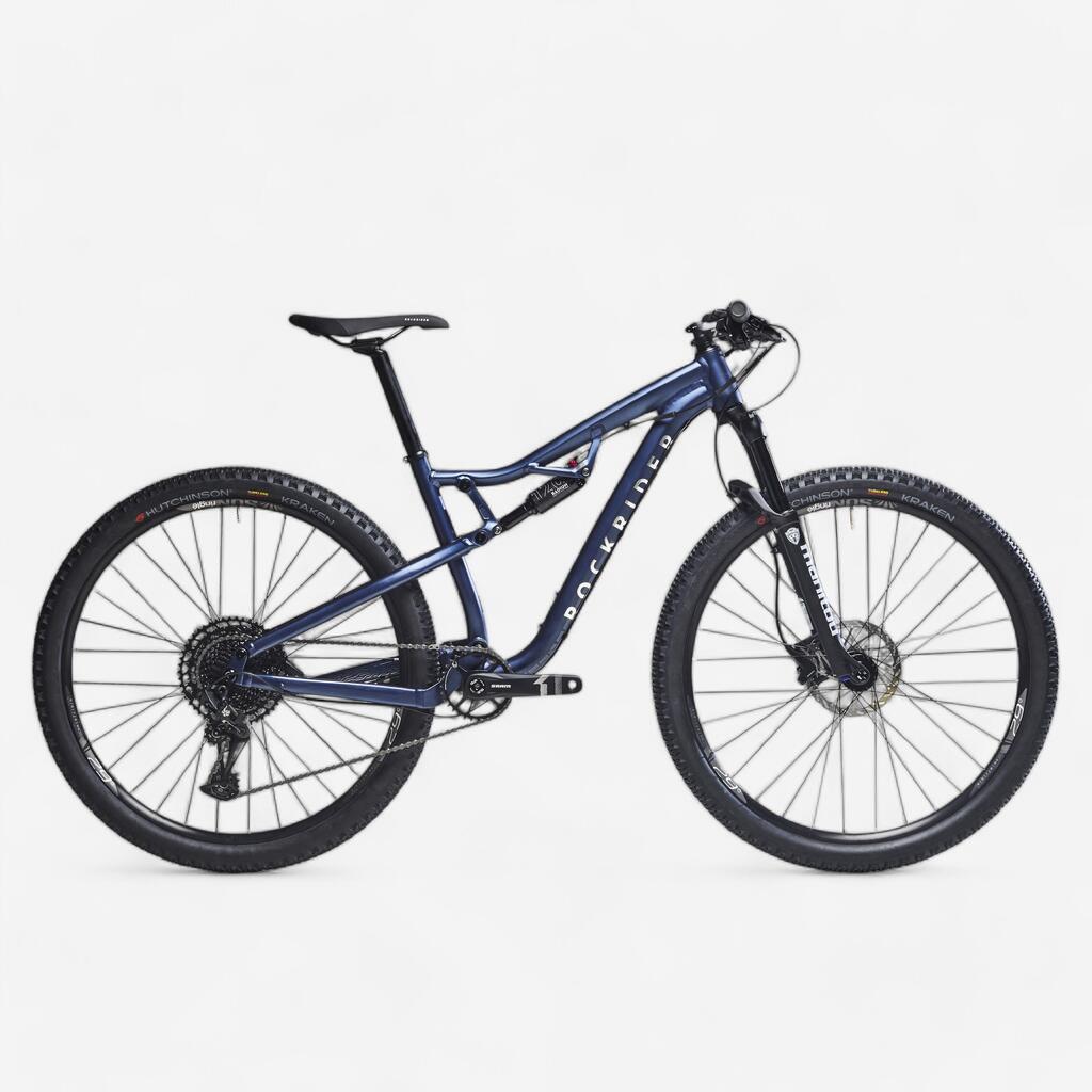 Cross Country Mountain Bike RACE 100S Aluminium Frame - Blue