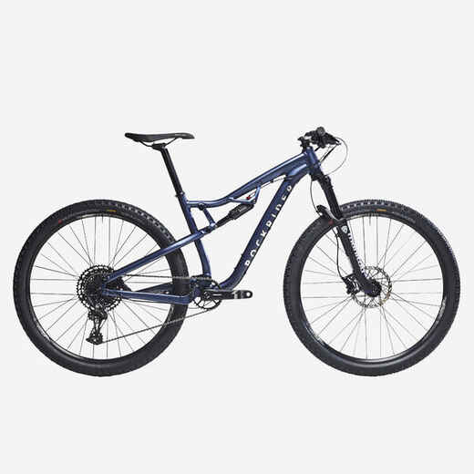 
      Cross Country Mountain Bike RACE 100S Aluminium Frame - Blue
  