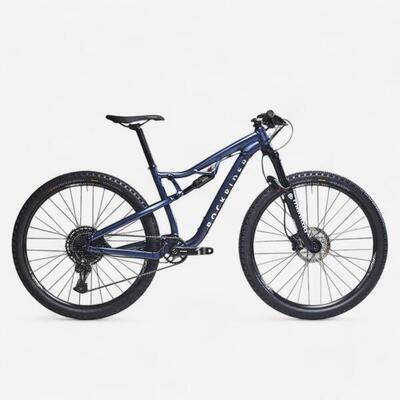 Xc-mountainbike race 100 s aluminium frame blauw