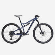 BICICLETĂ MTB CROSS COUNTRY RACE 100 S 29" cadru aluminiu albastru