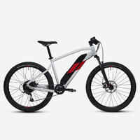 27.5" Hardtail Electric Mountain Bike E-ST 100 - White/Red