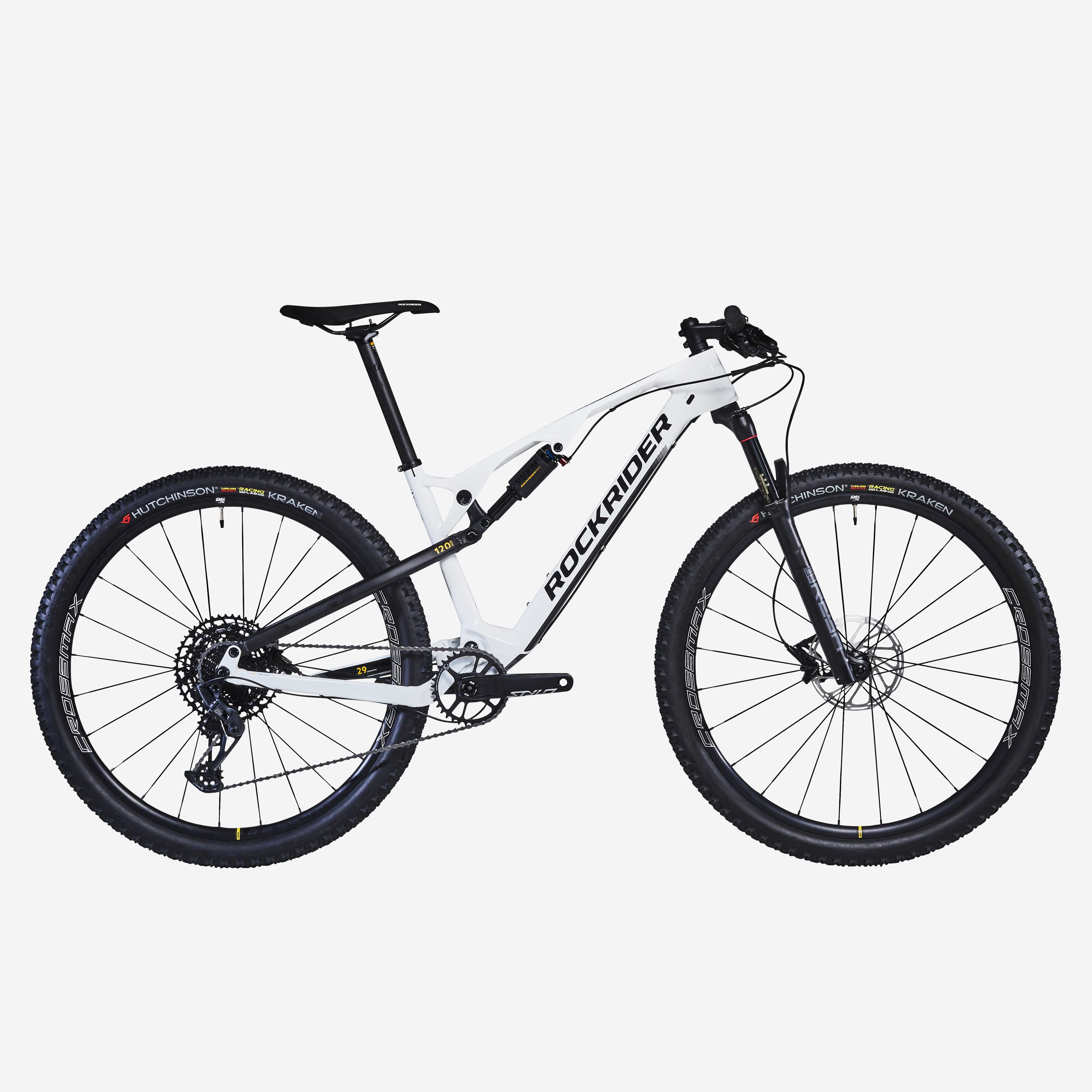 Vélo vtt cross country xc 900 s cadre carbone et aluminium blanc - Vélos & Accessoires - Rockrider- Clubs - Entreprises - Collectivités - Associations