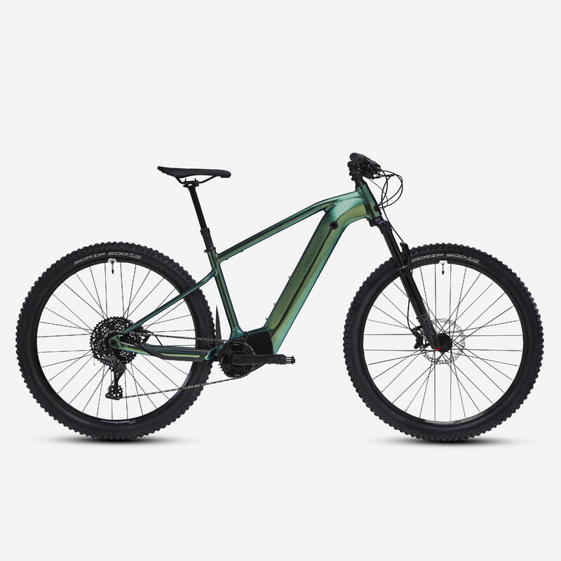 Bicicleta BTT elétrica semirrígida 29" E-EXPL 700 Verde
