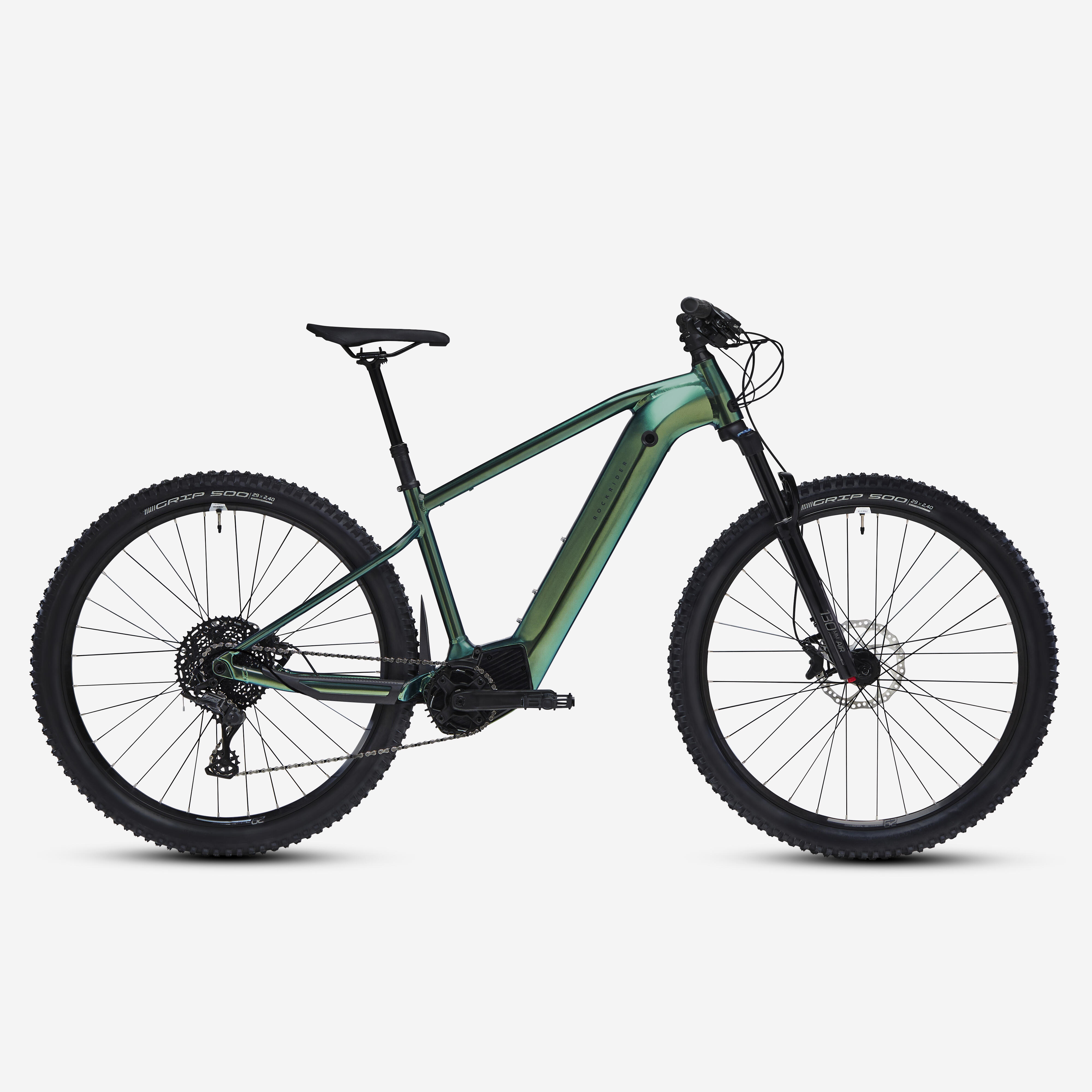 29" semi-rigid electric mountain bike - E-EXPL 700 Bottle green