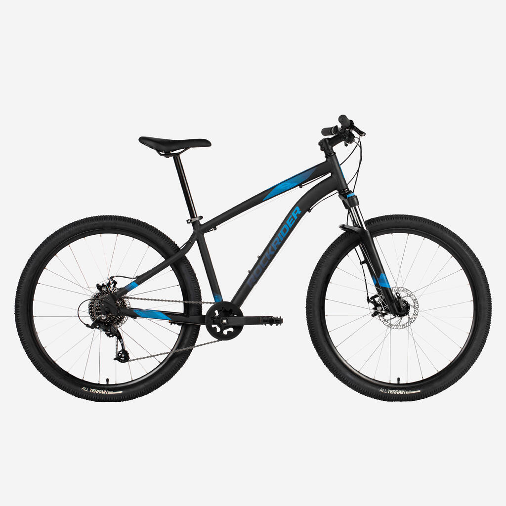 Vélo vtt randonnee st 120 noir bleu 27,5