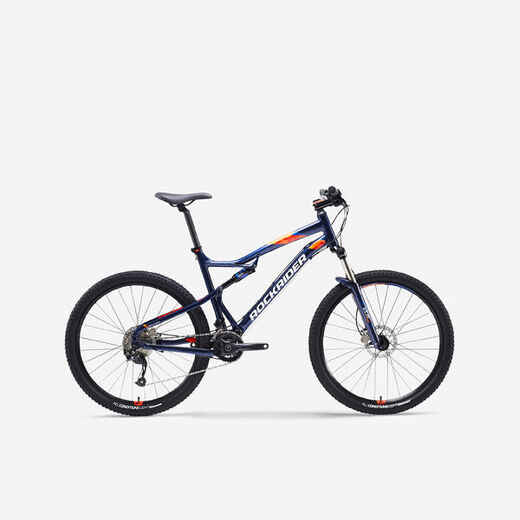 
      27.5" Full Suspension Mountain Bike ST 540 S - Blue/Orange
  