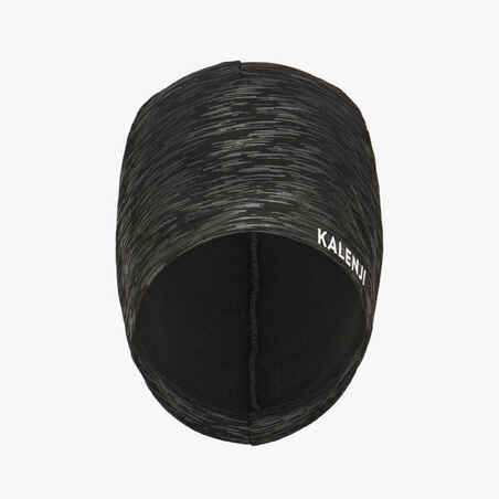 Bėgimo kepurė „Run Warm+“, marginta juoda