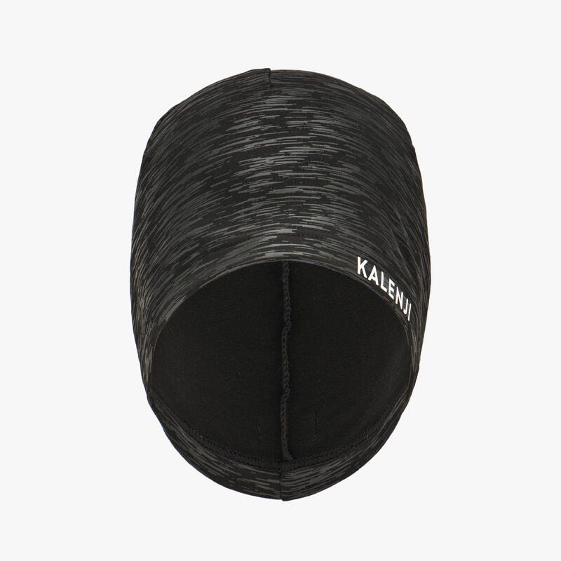 Bonnet running chaud Homme Femme - KIPRUN Warm + gris graph