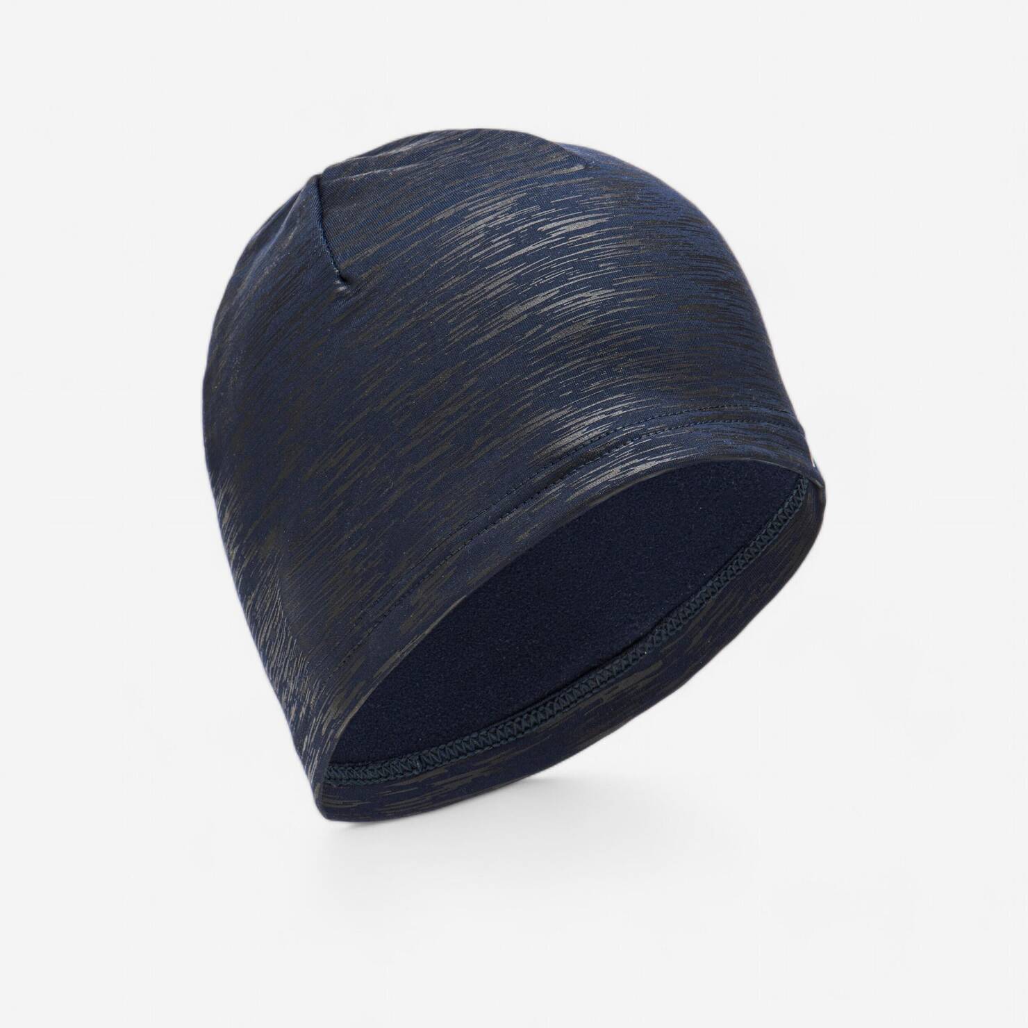 KIPRUN Warm+ Unisex Warm Running Hat - navy blue/graph
