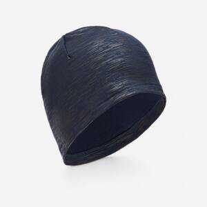 KIPRUN Warm+ Unisex Warm Running Hat - navy blue/graph