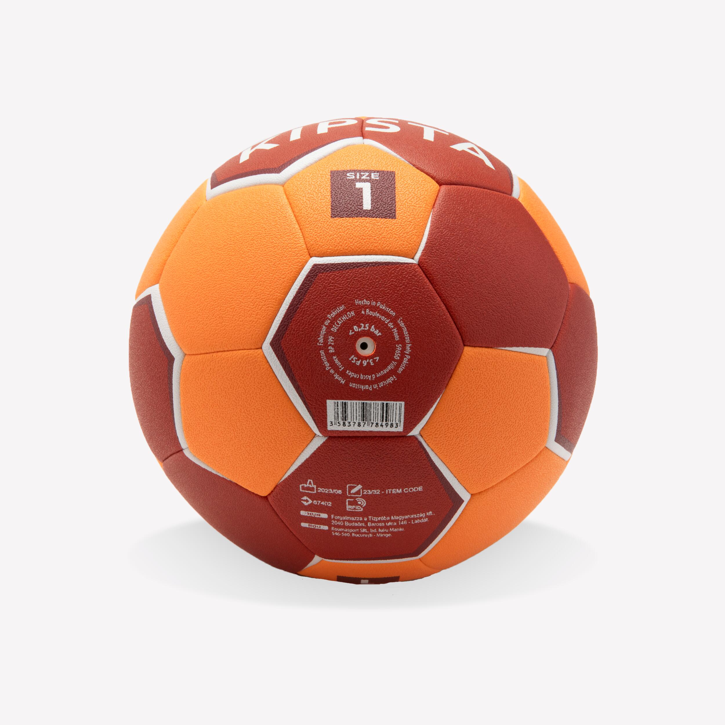 Size 1 Handball H100 Light - Orange 3/6