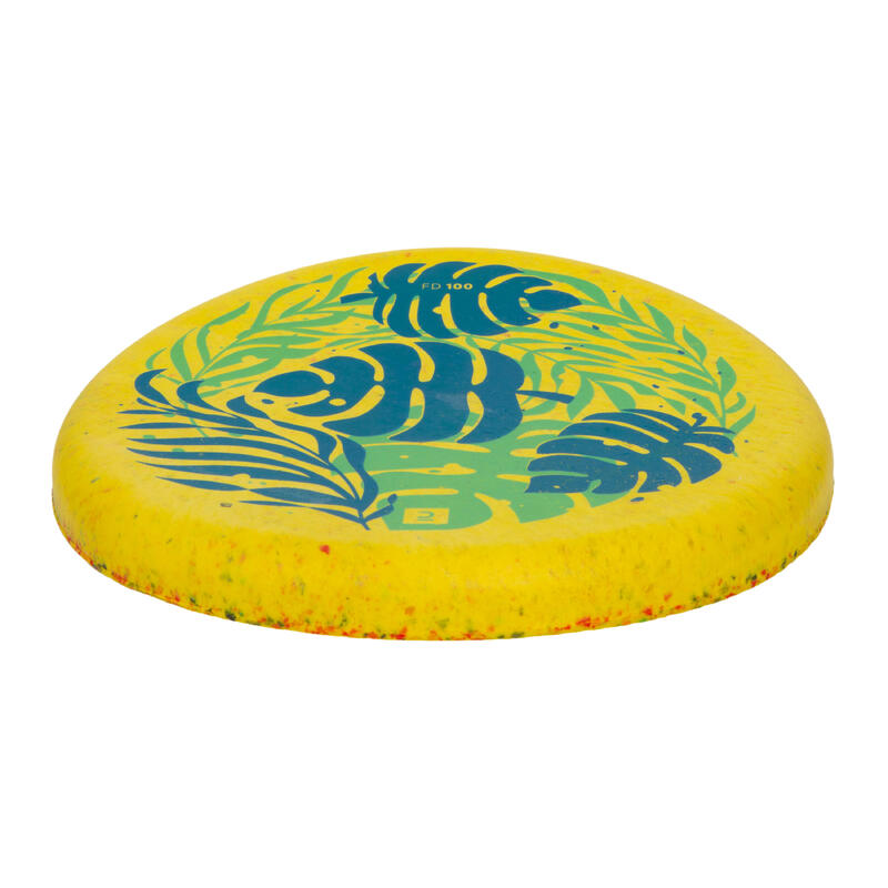 Frisbee in schuimstofDSoft 100 geel