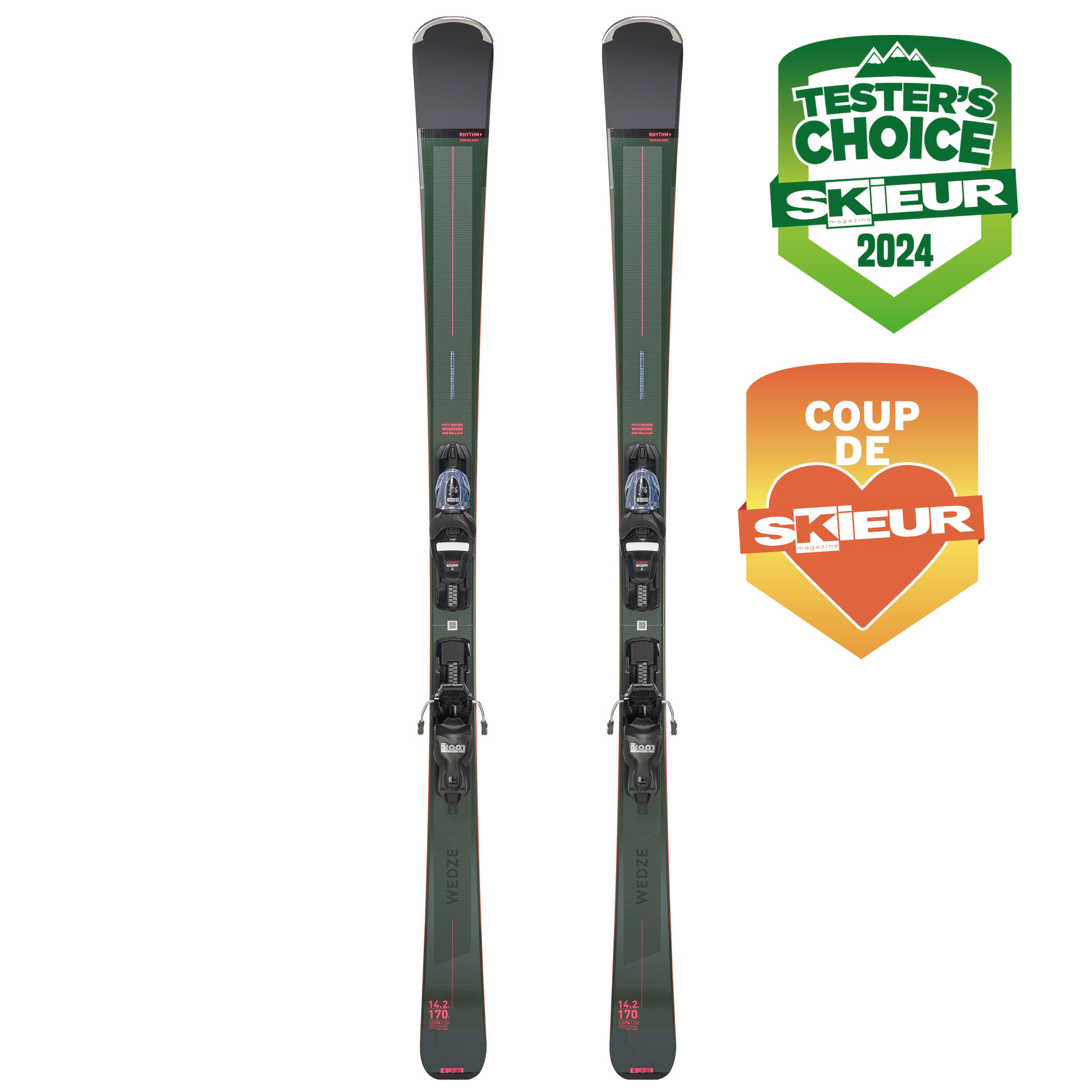 Men’s Downhill Skis with Bindings - Boost 580 - WEDZE