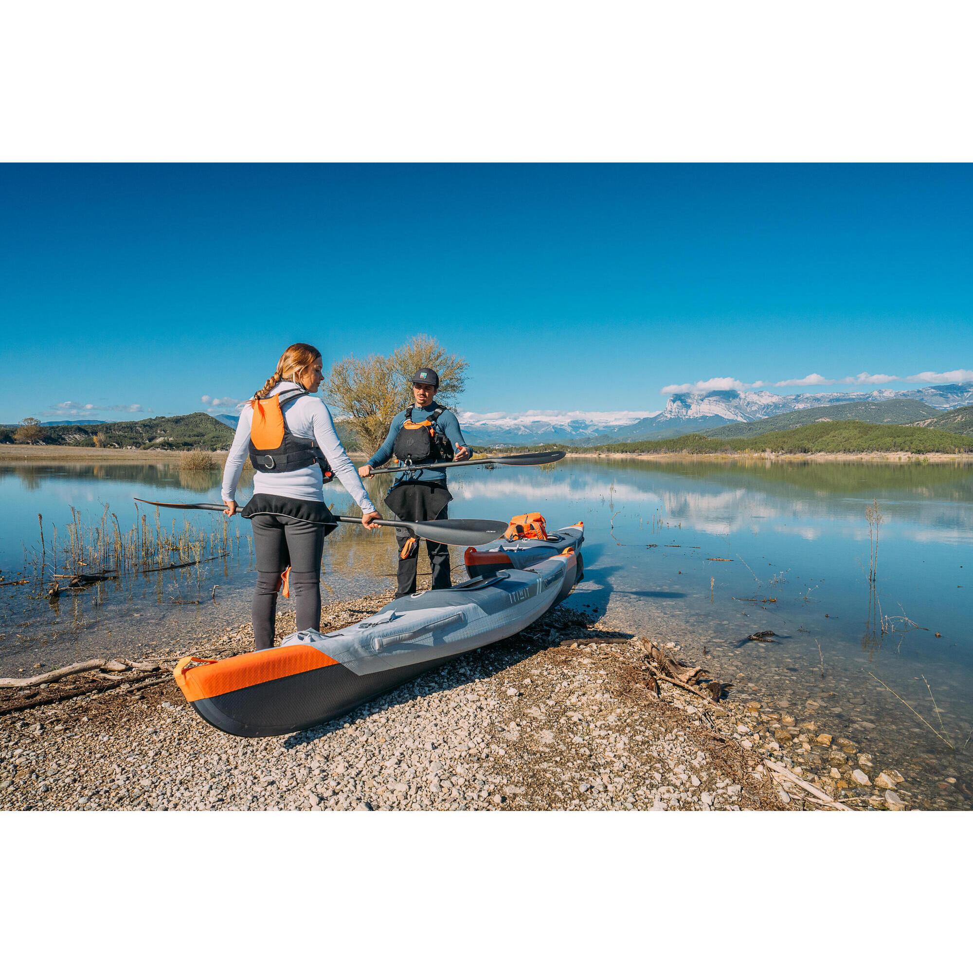 Strenfit dropstitch 1 seater high-pressure inflatable touring kayak - X500