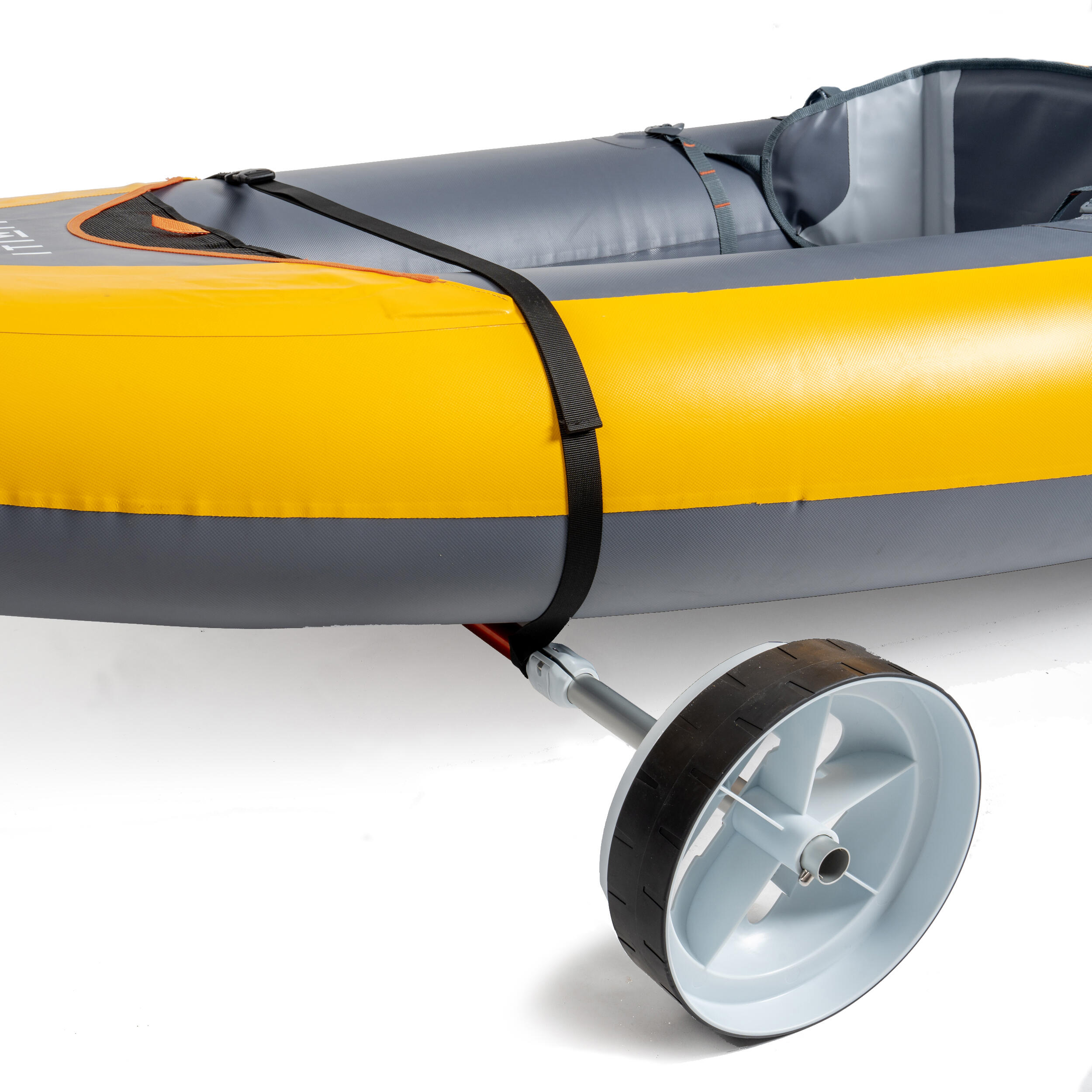 Ultra-compact transport trolley for SUP and kayaks 8/13