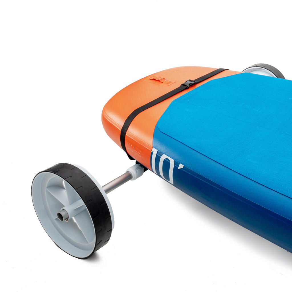 Ultra-compact transport trolley for SUP and kayaks