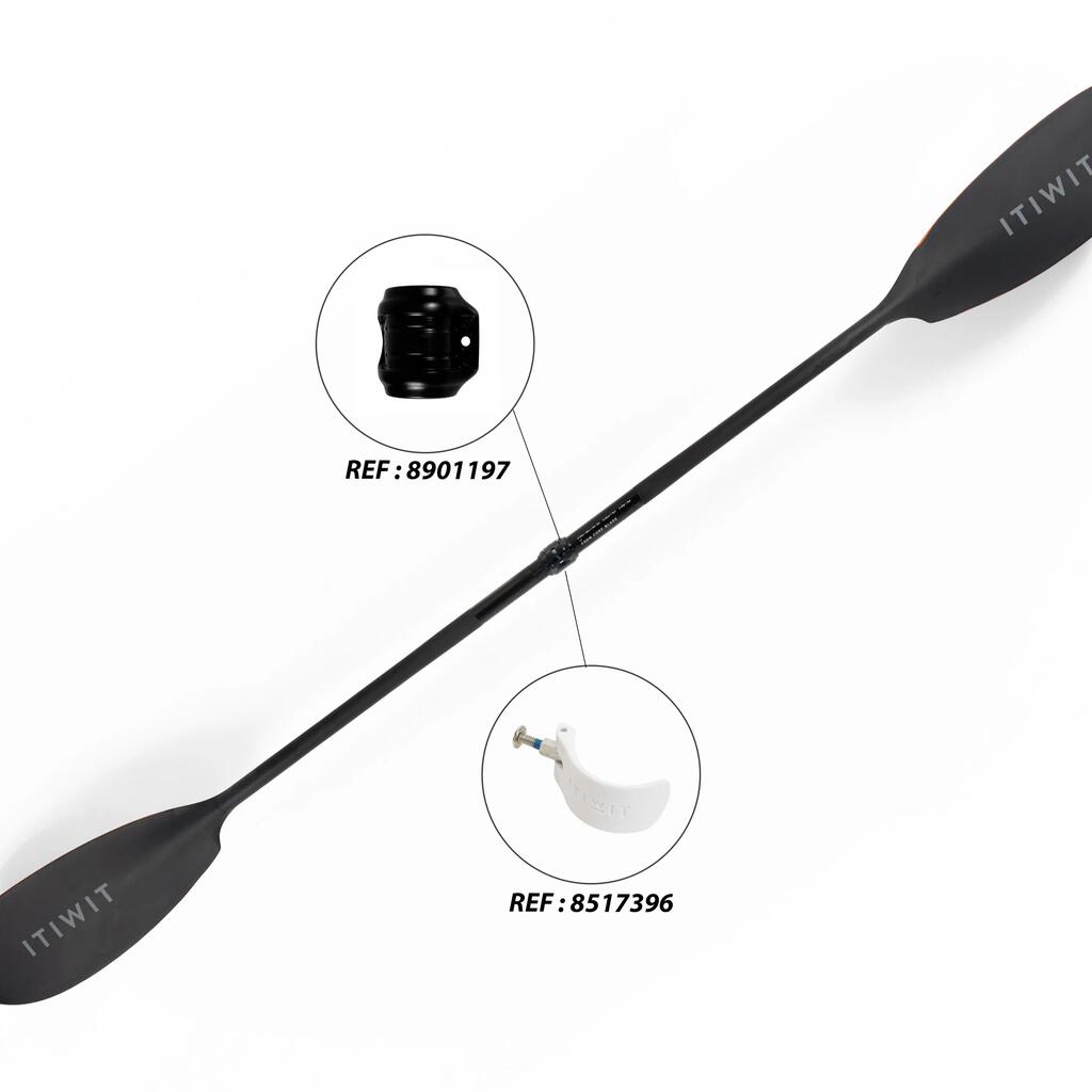 Dvodelno podesivo veslo za kajak X900 210-220 cm
