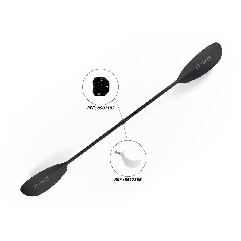 Padelă caiac X900 din carbon, reglabilă și demontabilă, 2 mărimi, 210-220 cm