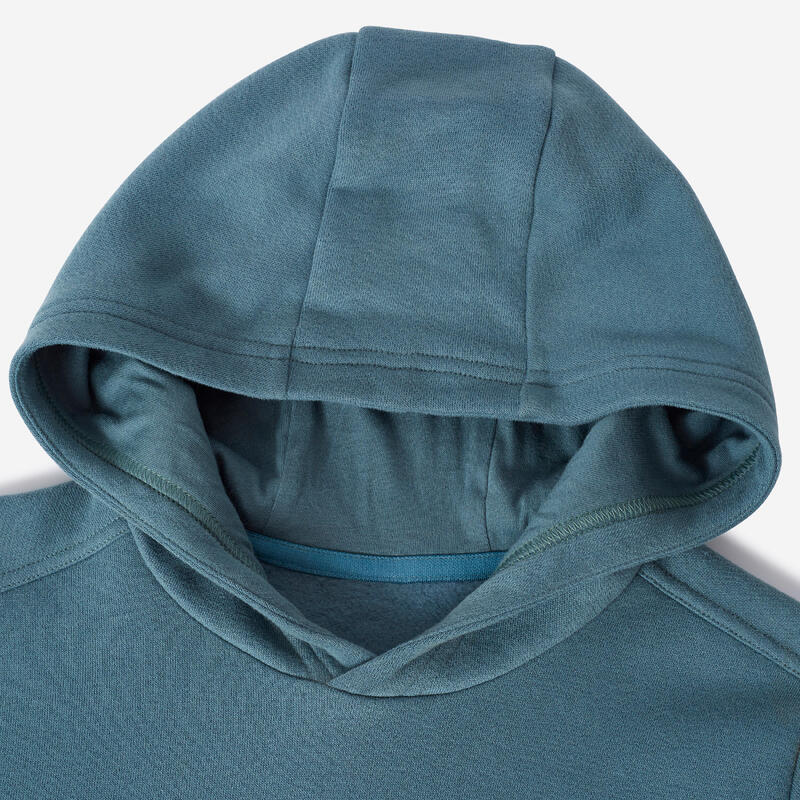 Sweat à capuche coton enfant - cèdre