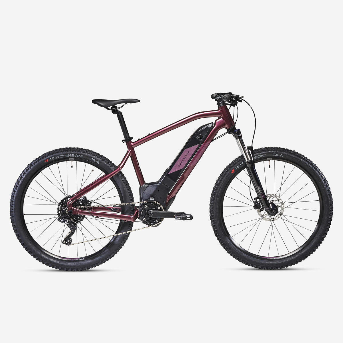 vélo VTT électrique semi-rigide 27,5" - E-ST 500 prune