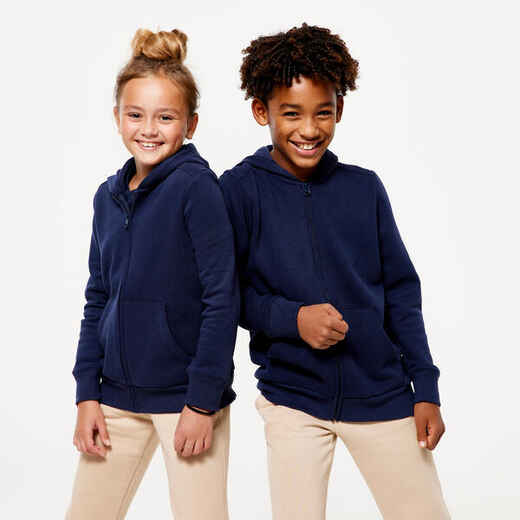 
      Kids' Zip-Up Sweatshirt - Navy Blue
  