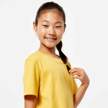 Kids' Unisex Cotton T-Shirt - Mustard