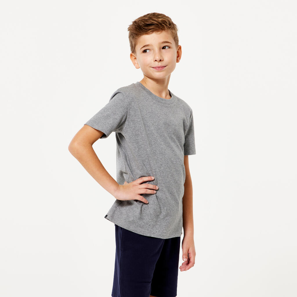 Kids' Unisex Cotton T-Shirt - Mustard