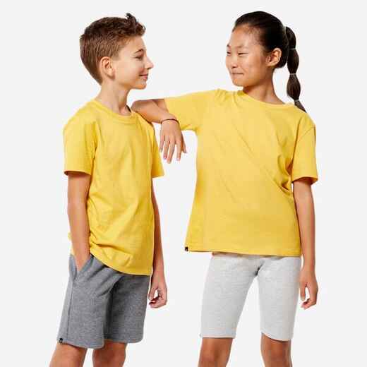 
      POLERA NIÑOS MOSTAZA ALGODÓN UNISEX
  