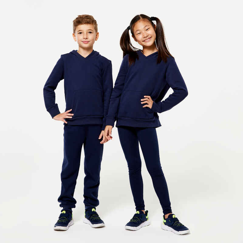 Kids' Tracksuit Bottoms - Blue - Decathlon