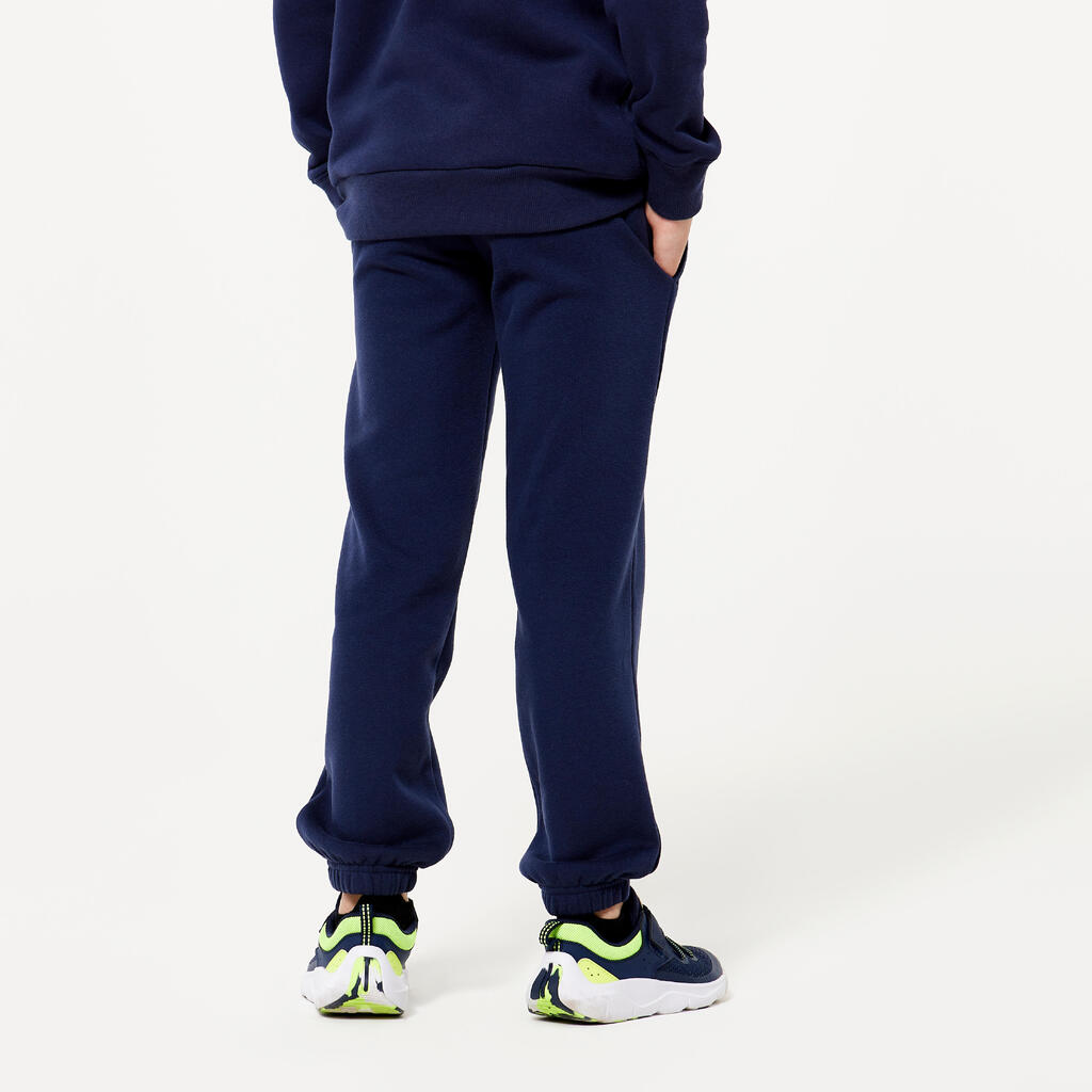 Kids' Unisex Warm Multisport Tracksuit Bottoms - Purple