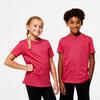 Kids' Unisex Cotton T-Shirt - Laurel / Pink