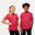 Katoenen T-shirt uniseks kinderen laurierroze