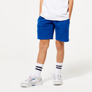 Pantalón Corto Múltiples Deportes Niños Unisex Azul Algodón