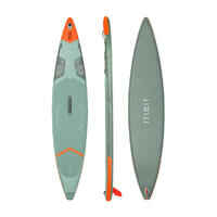 Tabla paddle surf hinchable travesía X500 Itiwit 396x79x15cm verde