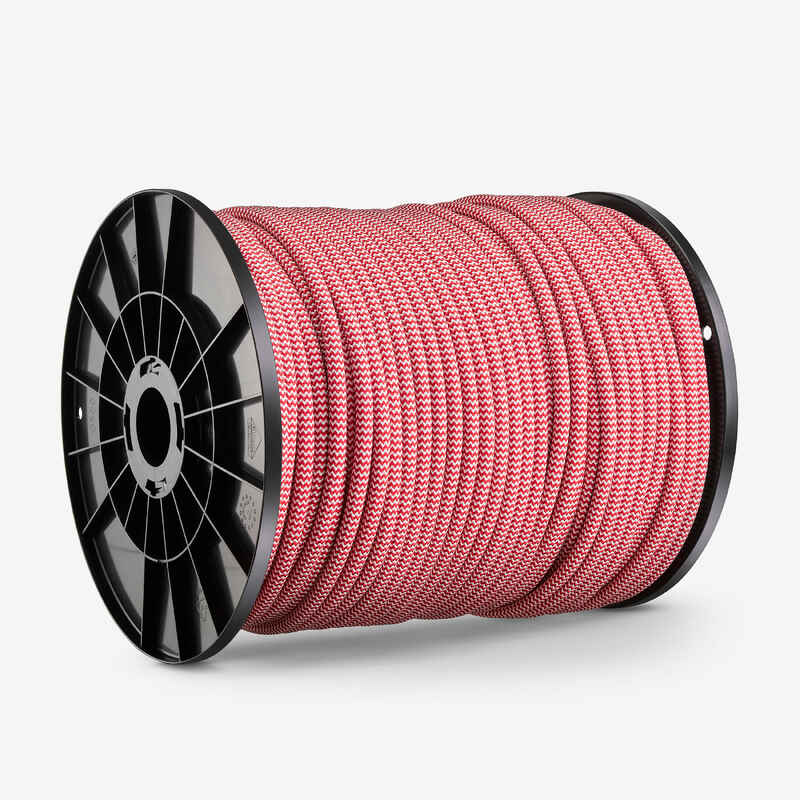 Climbing rope spool 10 mm x 200 m - Klimb Gym Red - Decathlon