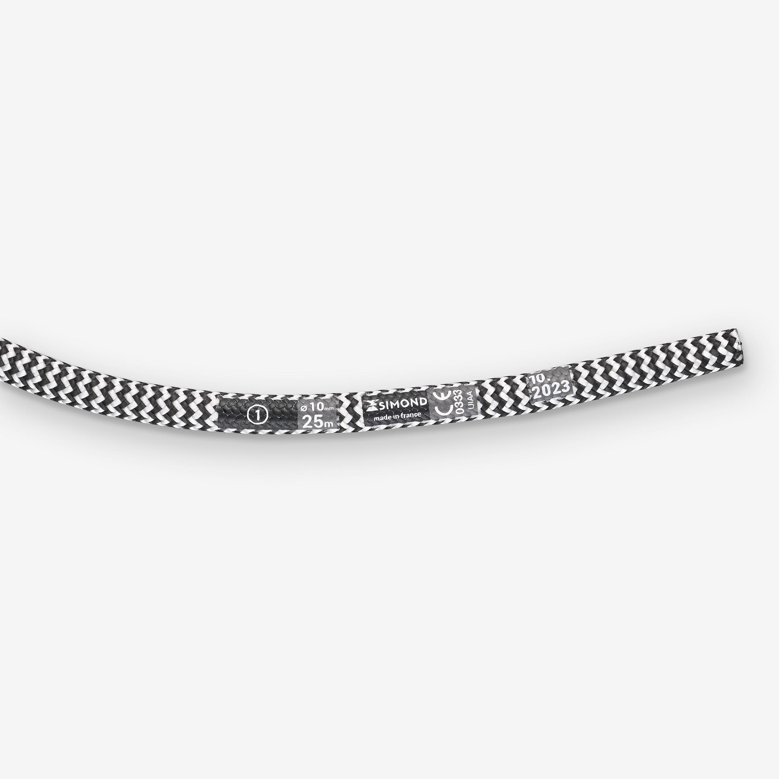 Klimtouw 10 mm x 25 m Klimb Gym zwart 3/4