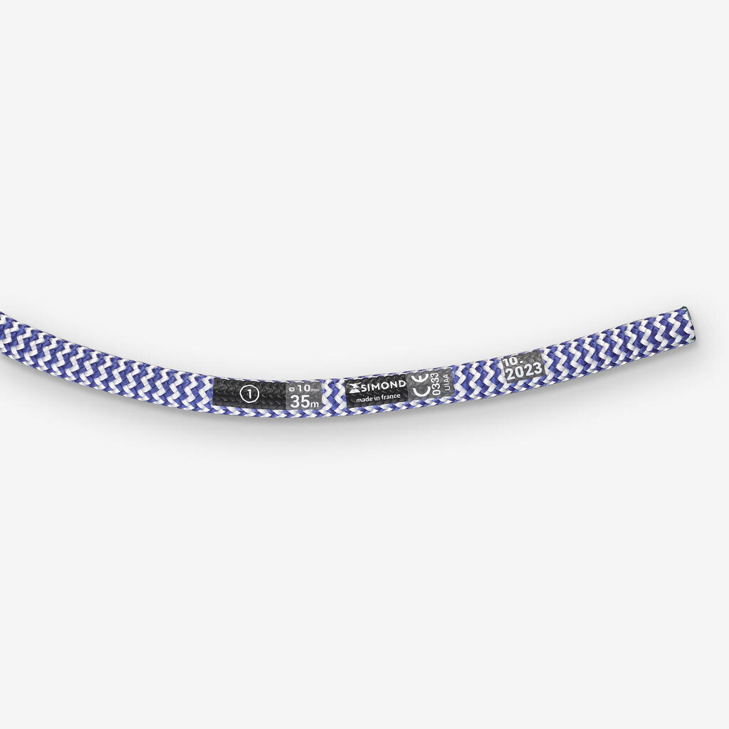 Modra plezalna vrv KLIMB GYM (10 mm x 35 m)