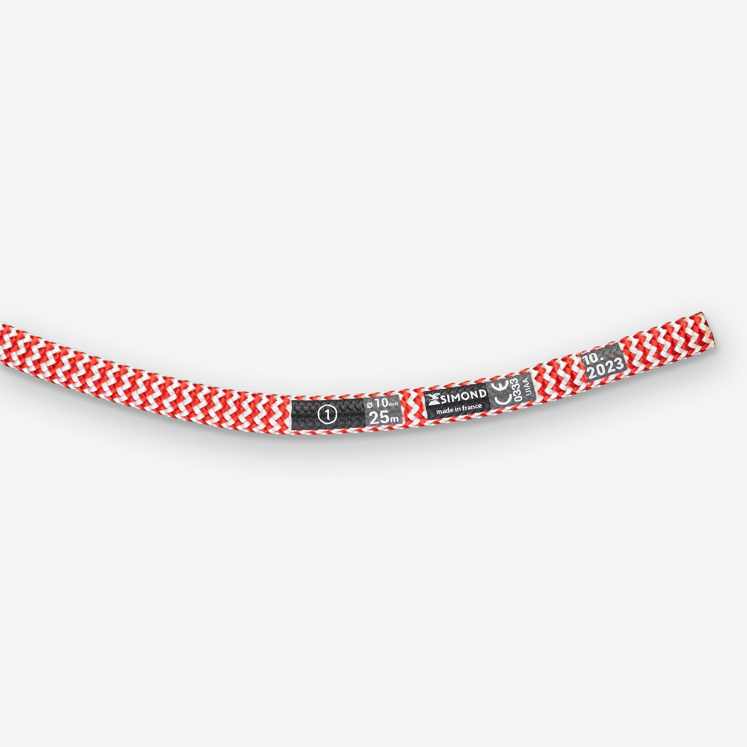 Climbing rope 10 mm x 25 m - Klimb Gym Red