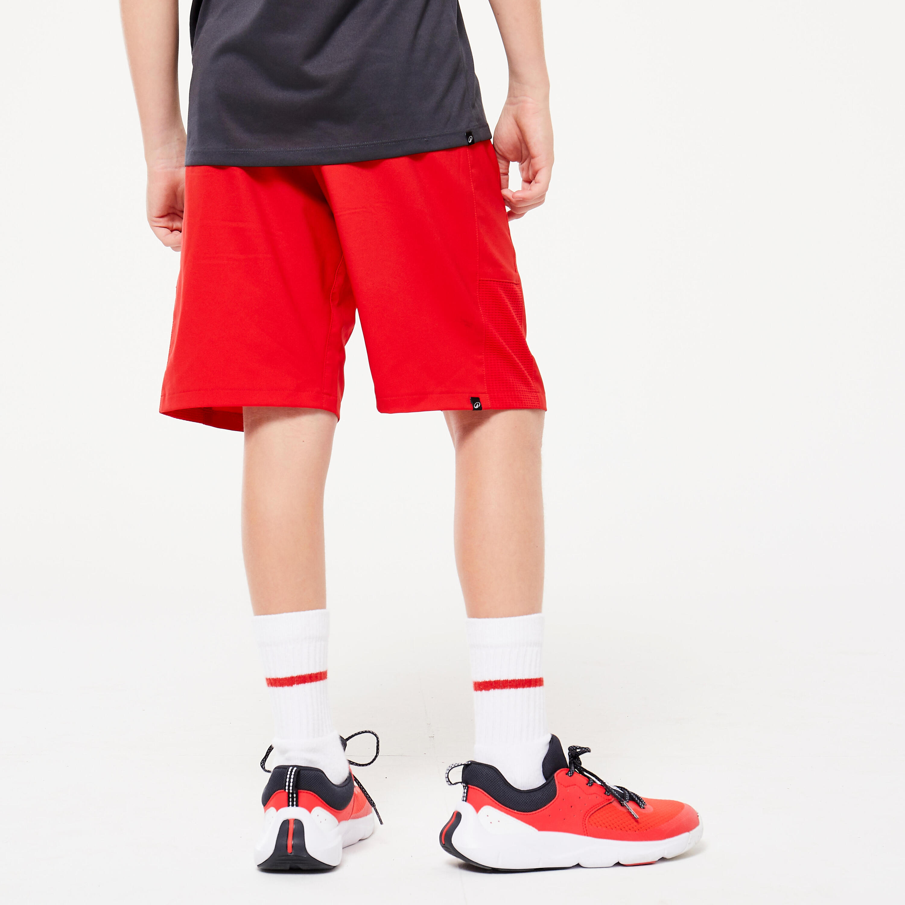 Kids' Breathable Shorts - Red 4/6