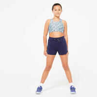 Girls' Cotton Shorts - Navy Blue