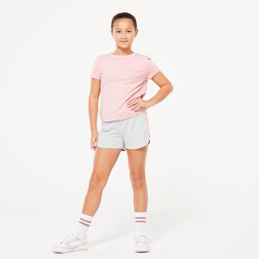 Girls' Cotton T-Shirt - White