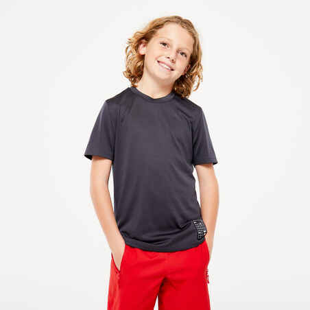 Kids' Breathable T-Shirt - Carbon Grey