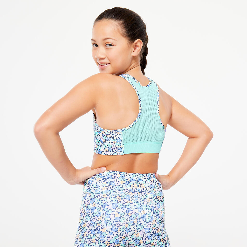 Girls' Breathable Sports Bra - Multicoloured